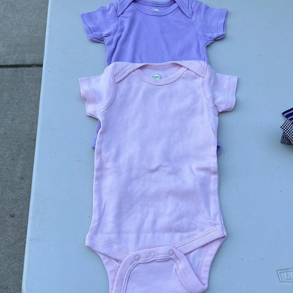 Lot of 5 girls onesies